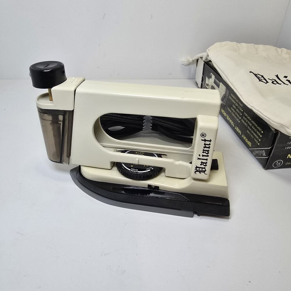 Vintage Valiant Model 15/2321 Travel Steam/Spray Iron - Dual Voltage, Tested